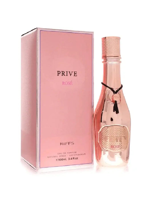 RiiFFS Prive Rose Eau de Parfum 100ml in edler, femininer Flasche mit blumigem Duft für Damen.