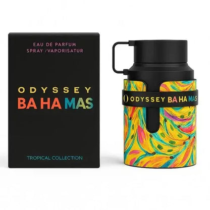 Armaf Odyssey BA HA MAS Eau de Parfum 100ml in eleganter Flasche, ideal für einen frischen Sommerduft.