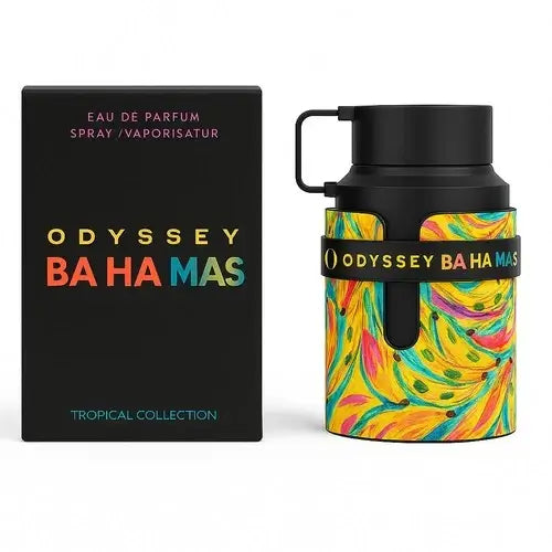 Armaf Odyssey BA HA MAS Eau de Parfum 100ml in eleganter Flasche, ideal für einen frischen Sommerduft.