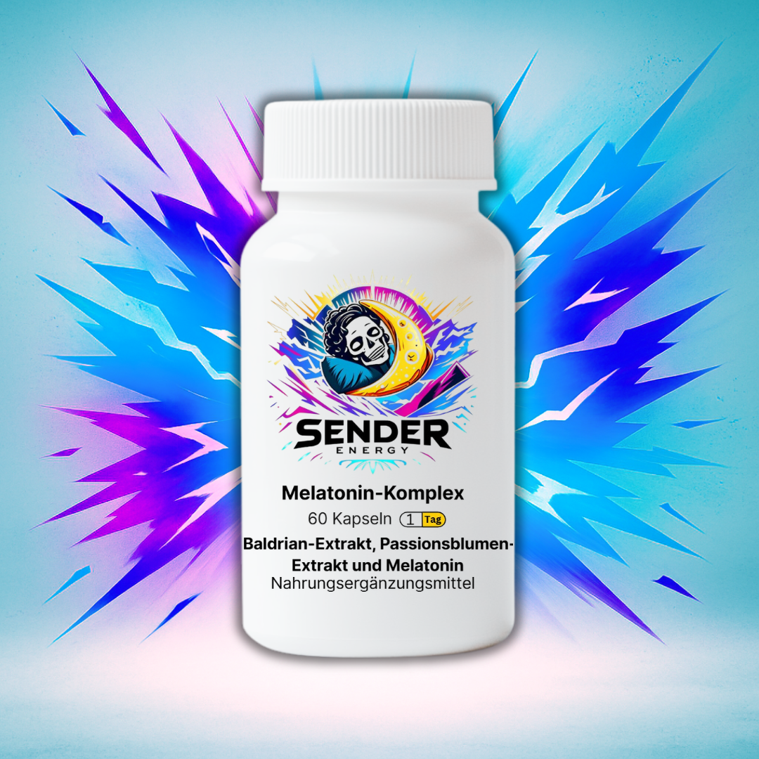 Hochdosierter Melatonin-Komplex von ekovita in Premium Qualität, ideal als Schlafhilfe.