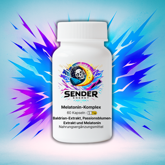 Hochdosierter Melatonin-Komplex von ekovita in Premium Qualität, ideal als Schlafhilfe.