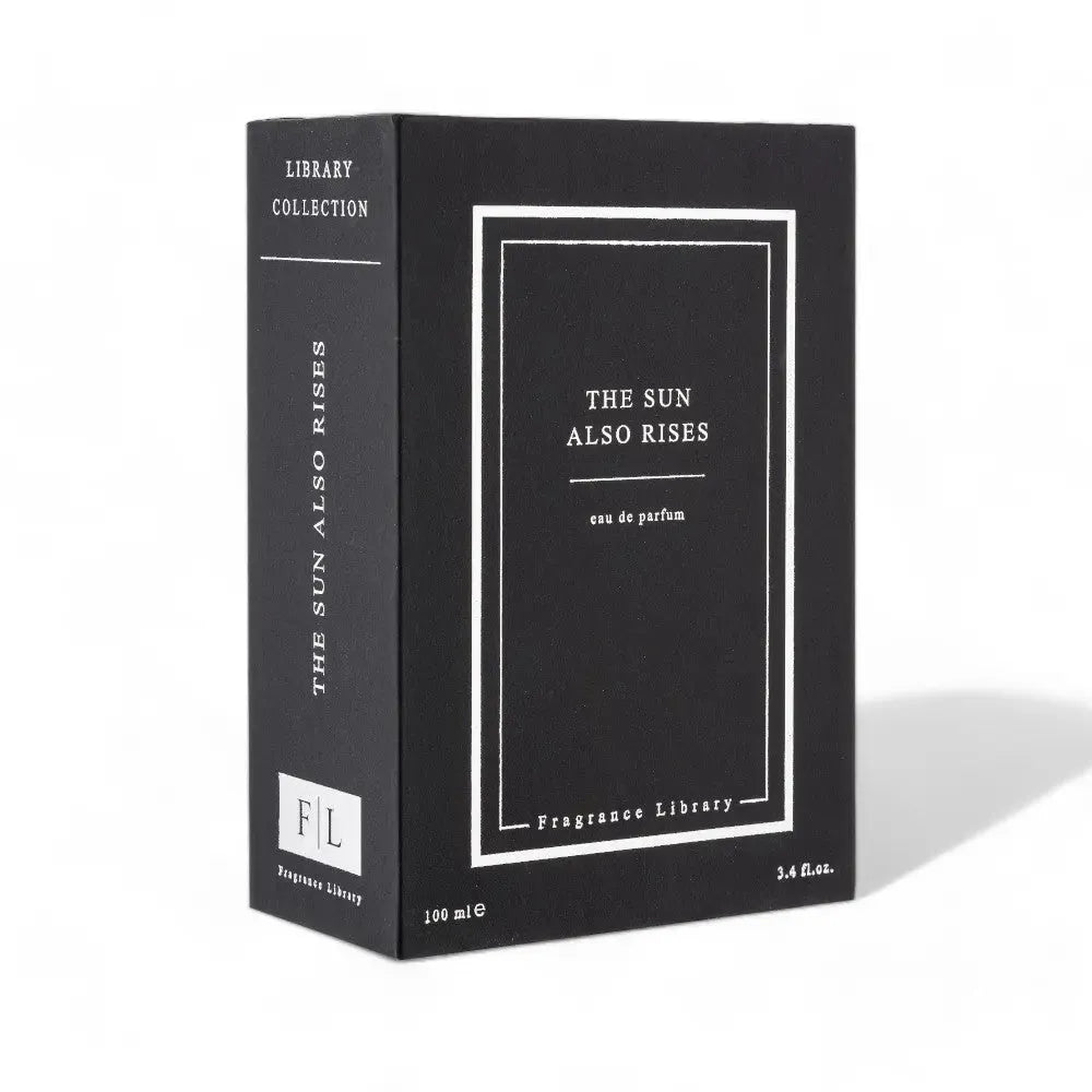 Detailansicht des Flakons von The Sun Also Rises, stilvolles Design für den hochwertigen Duft von ekovita.