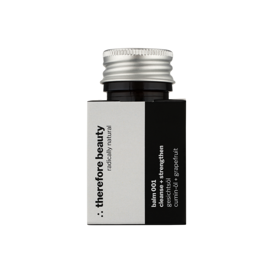 Schwarzkümmel Gesichtsöl Balm 001 von ekovita, hochwertige Naturkosmetik für die Hautpflege.