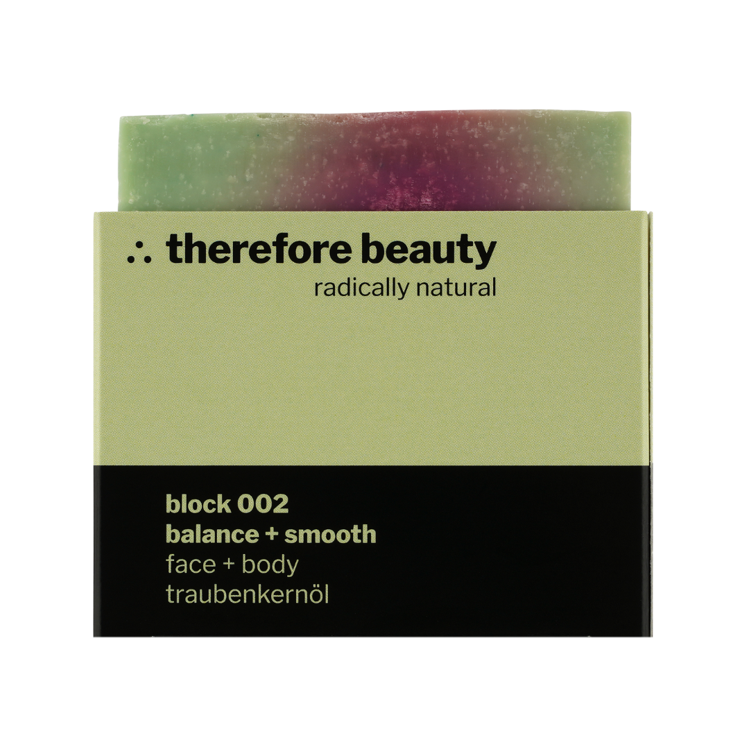 Hauptbild der handgemachten Körperseife 002 mit Traubenkernöl für reife Haut