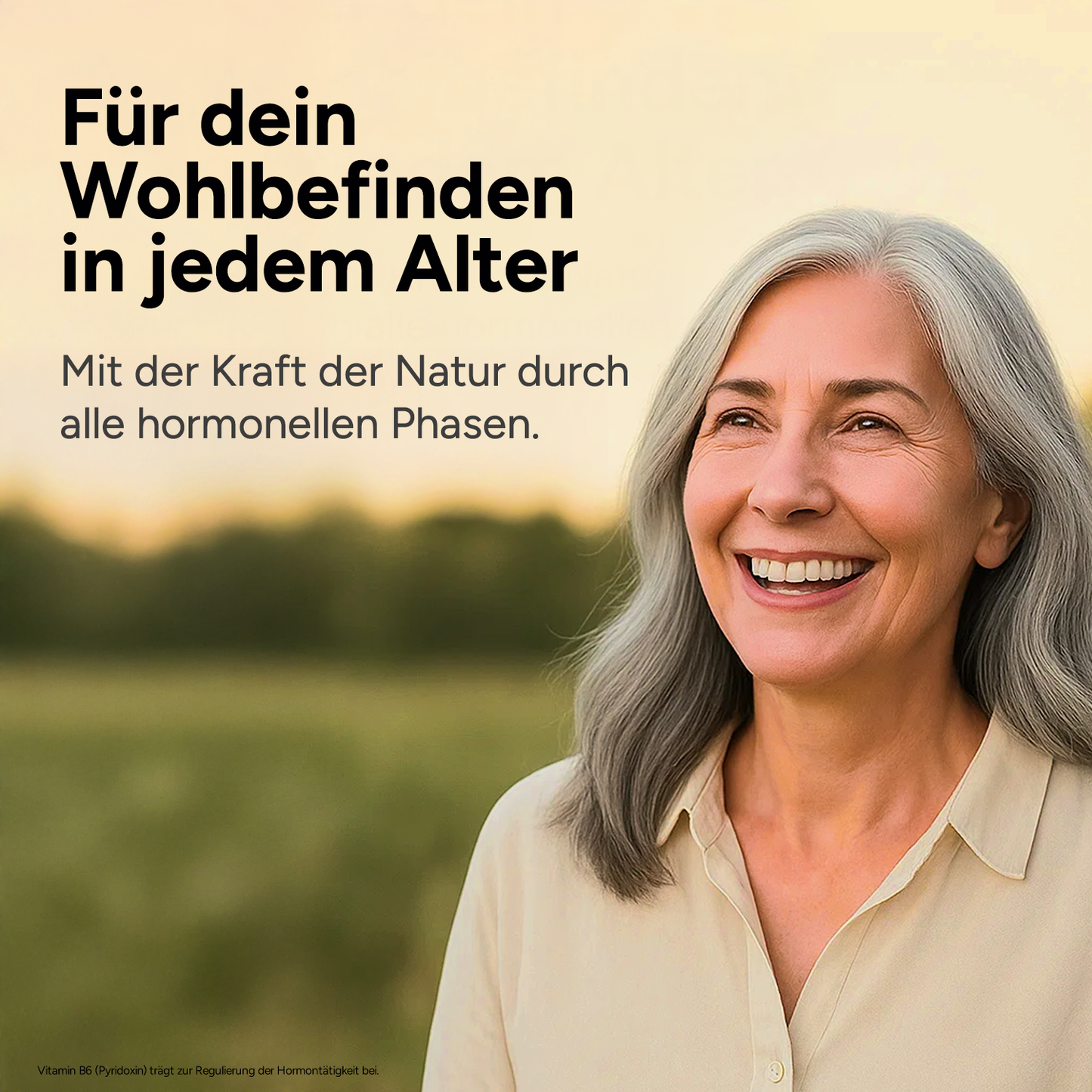 Detailaufnahme der Inhaltsstoffe des Hormon Balance Frauen Komplex von NaroVital.