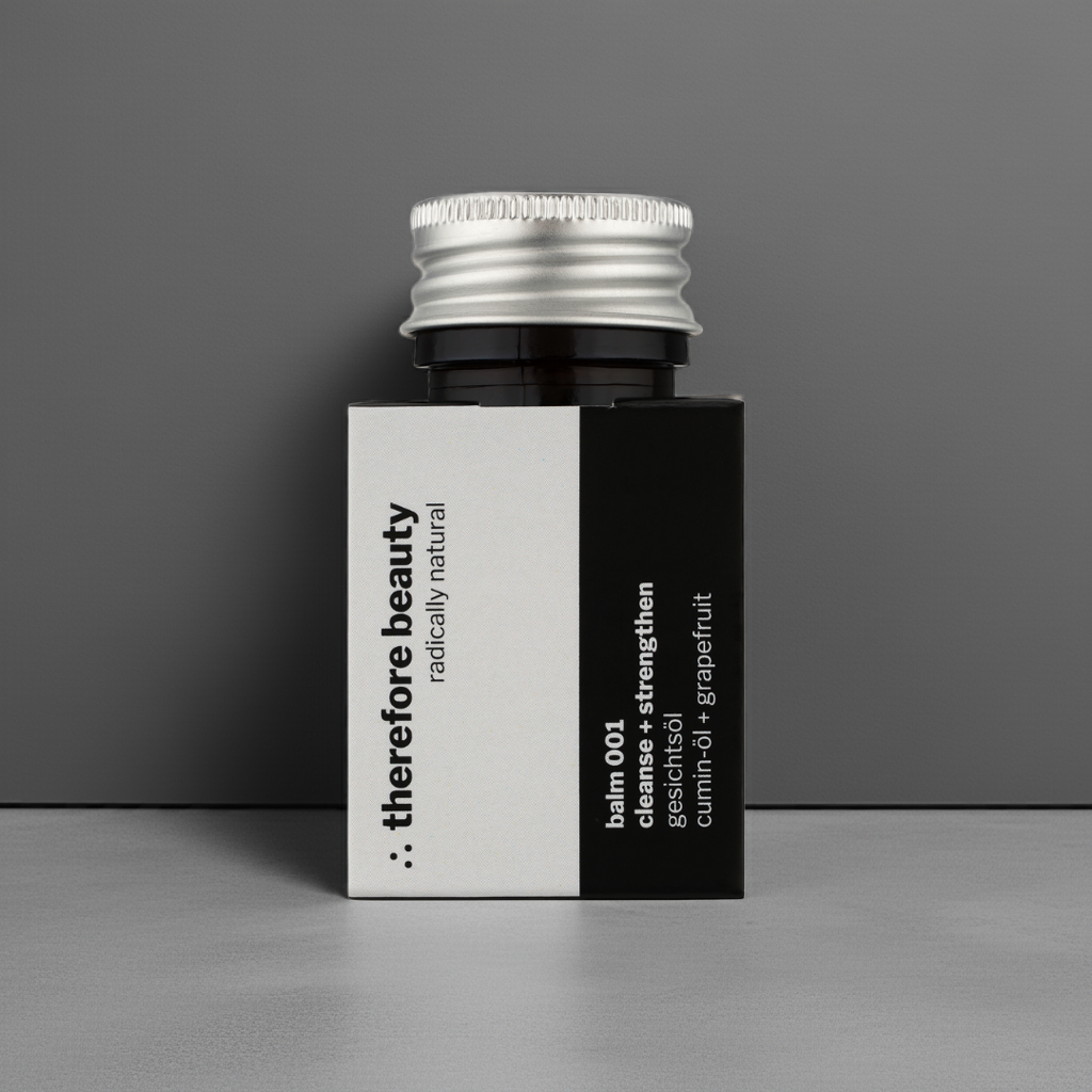 Hautveränderungen nach Verwendung von Balm 001 Gesichtsöl zur Bekämpfung von Unreinheiten.