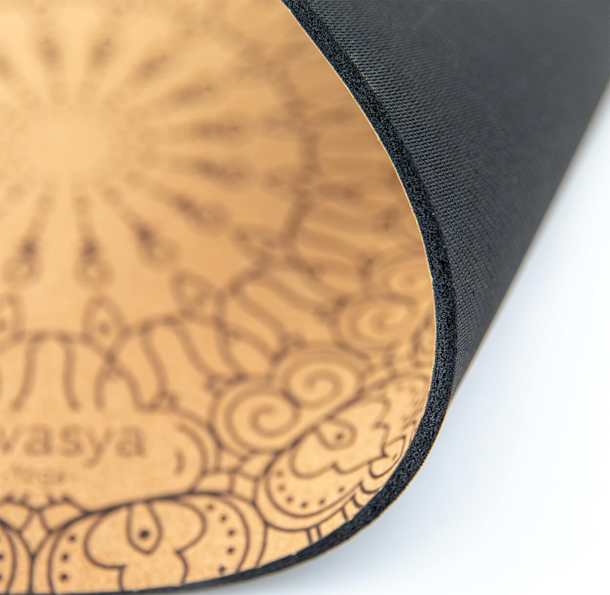 Yoga Pad aus Naturkautschuk & Kork (64x33cm)